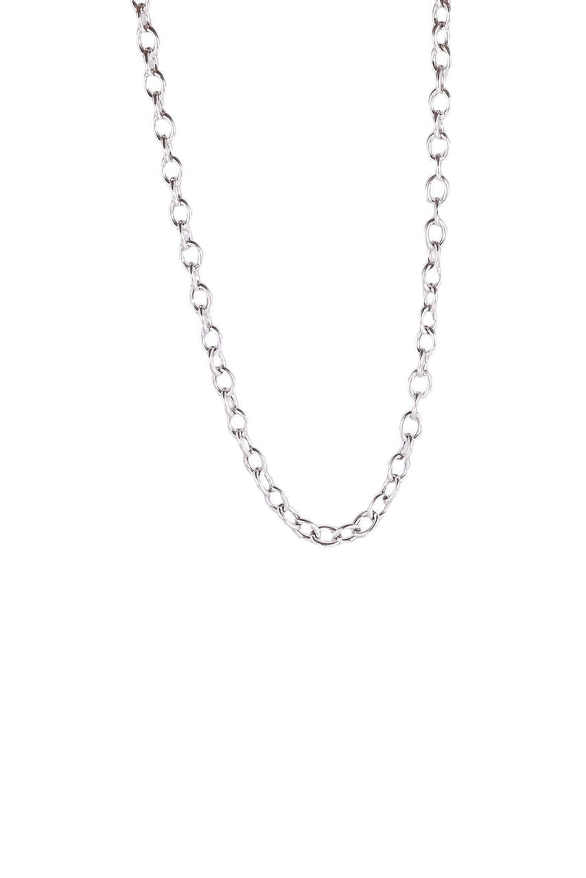 Cool Sterling Silver Link Chain Necklace