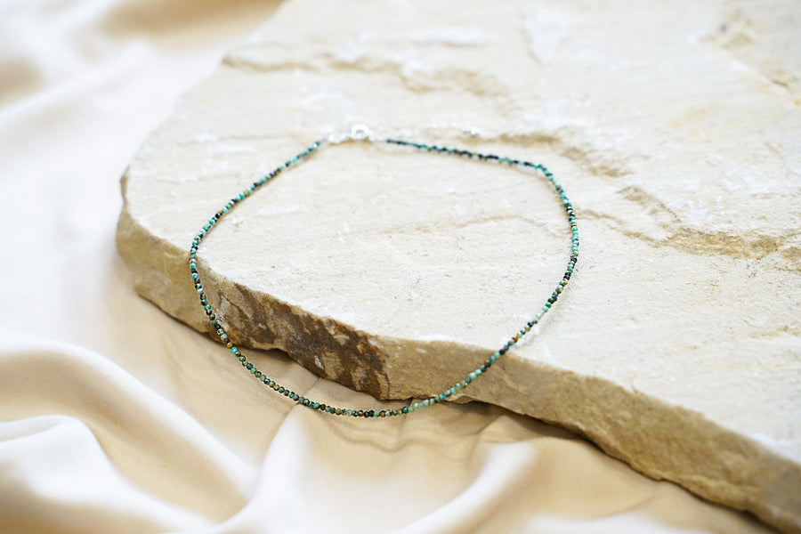 ***FINAL SALE*:**Turquoise Beaded Necklace