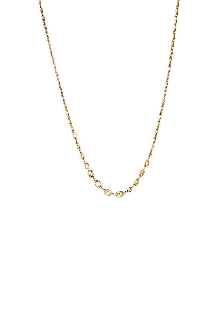 Gold Flat Mariner Necklace