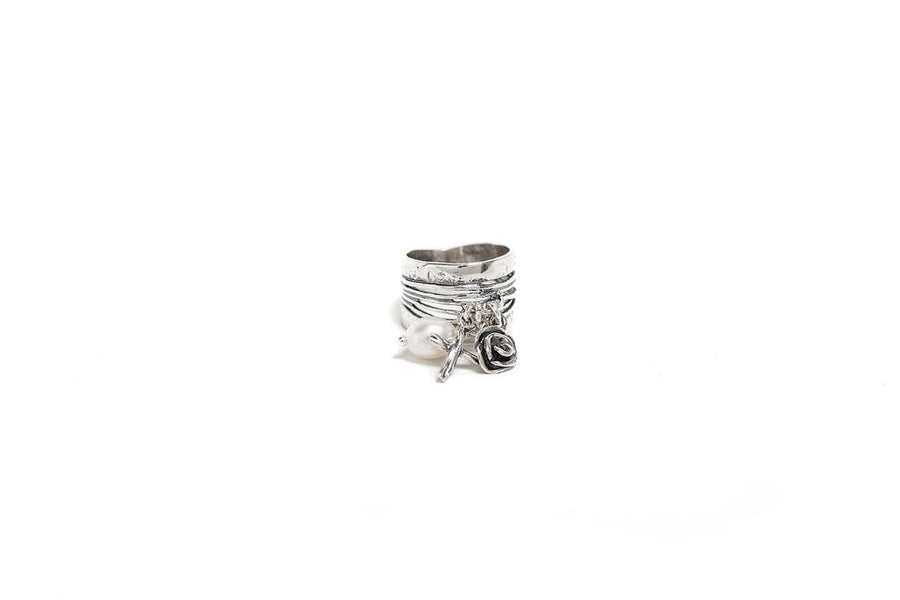 Sterling Silver Charm Ring