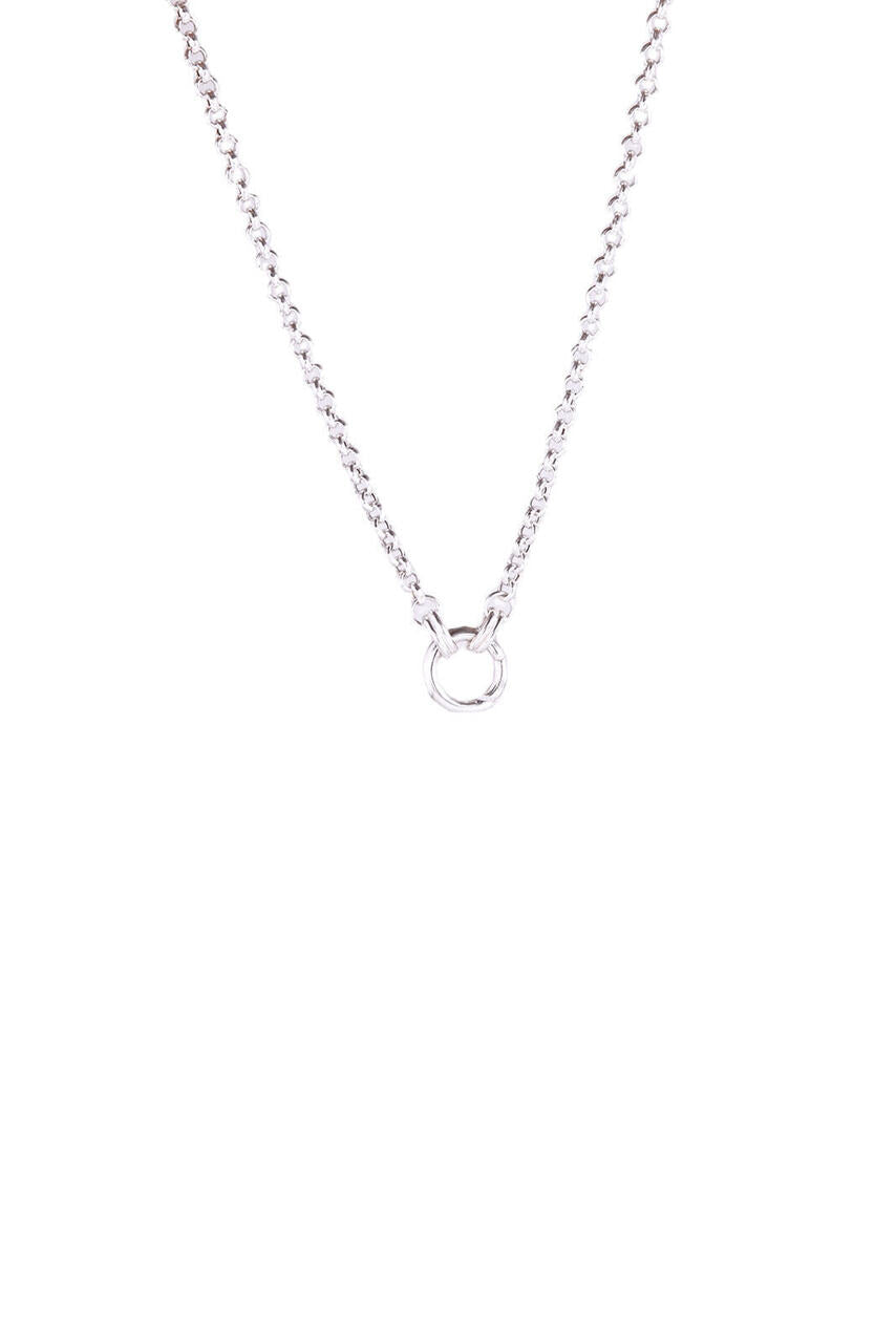 Sterling Silver Pendant Holder Necklace
