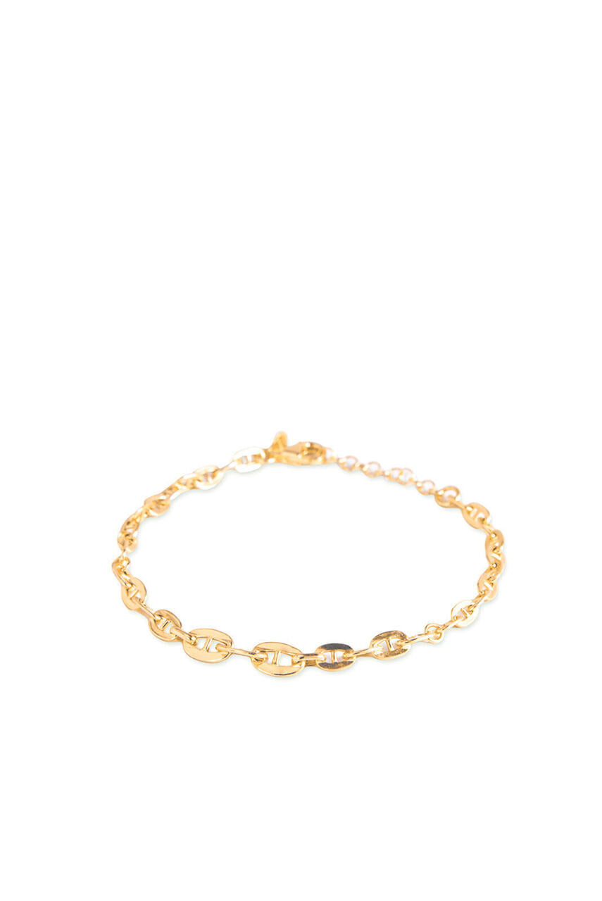 Gold Flat Mariner Bracelet