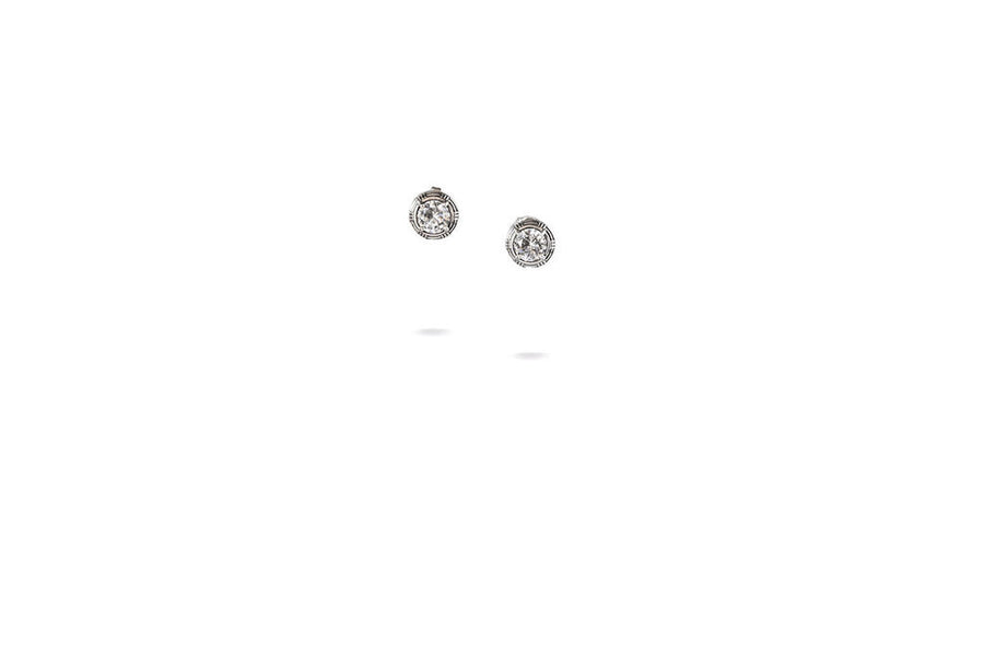 Designer Cubic Zirconia Post Earrings